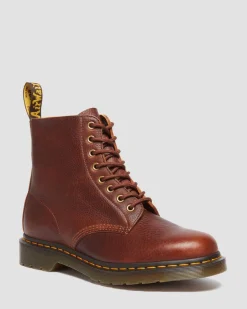 Dr. Martens Originals|Boots*1460 Ambassador Leather Lace Up Boots in Cashew Cashew — Ambassador