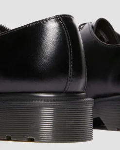 Dr. Martens Last Chance Styles|Last Chance Styles*1461 Analine Leather Steel Toe Shoes in Black Black — Analine