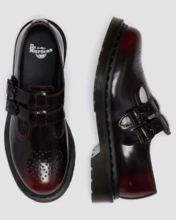 Dr. Martens Mother'S Day Gifts|Shoes*8065 Arcadia Rub Off Leather Mary Jane Shoes in Cherry Red Arcadia Cherry Red Arcadia — Arcadia