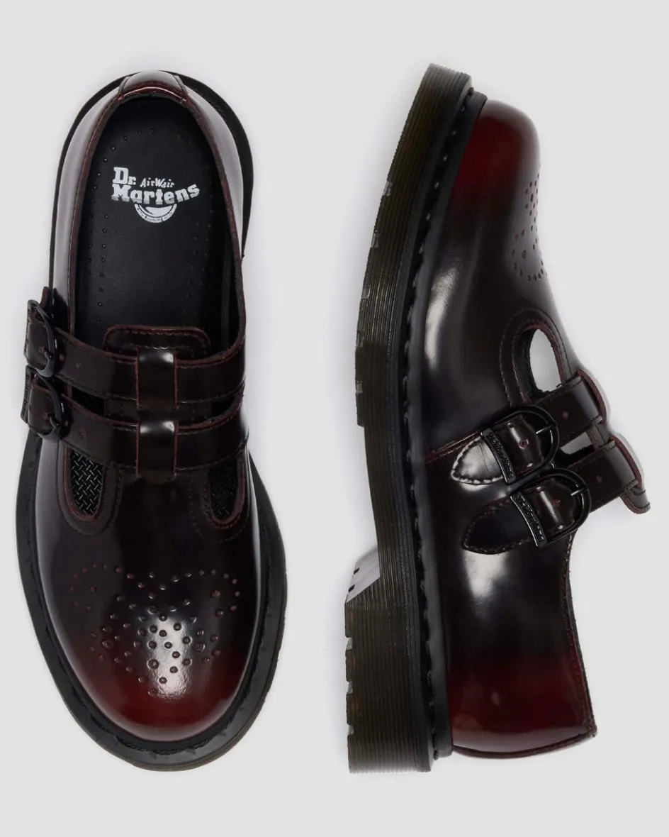 Dr. Martens Mother'S Day Gifts|Shoes*8065 Arcadia Rub Off Leather Mary Jane Shoes in Cherry Red Arcadia Cherry Red Arcadia — Arcadia