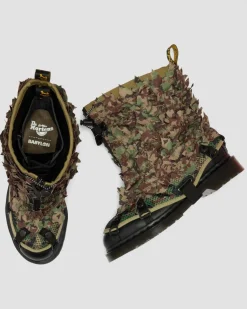 Dr. Martens Collaborations|Collaborations*1460 BABYLON in Camo Camo — Smooth Leather