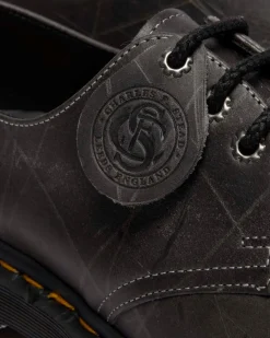 Dr. Martens Last Chance Styles|Last Chance Styles*1461 Bex Made In England Natural Grain Bump Toe Shoes in GUNMETAL