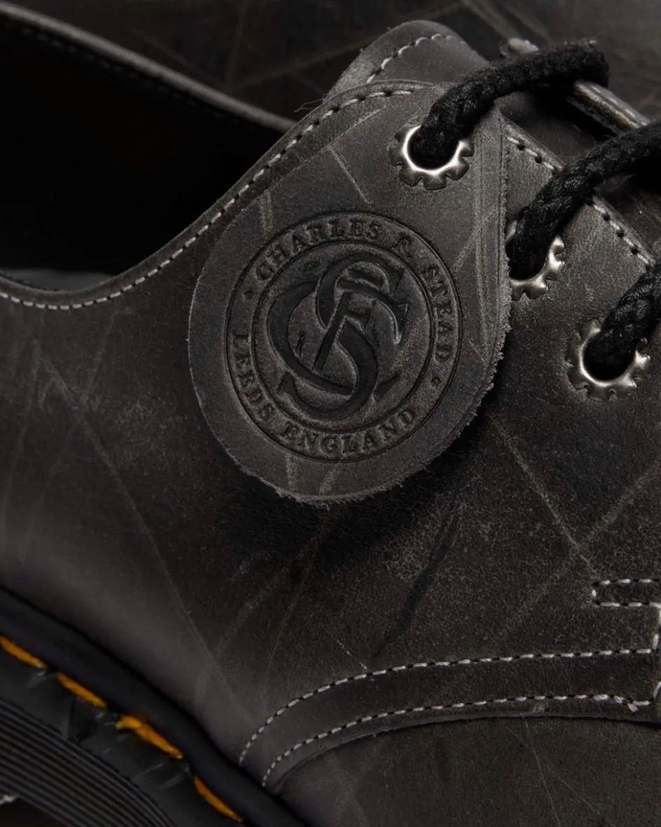 Dr. Martens Last Chance Styles|Last Chance Styles*1461 Bex Made In England Natural Grain Bump Toe Shoes in GUNMETAL