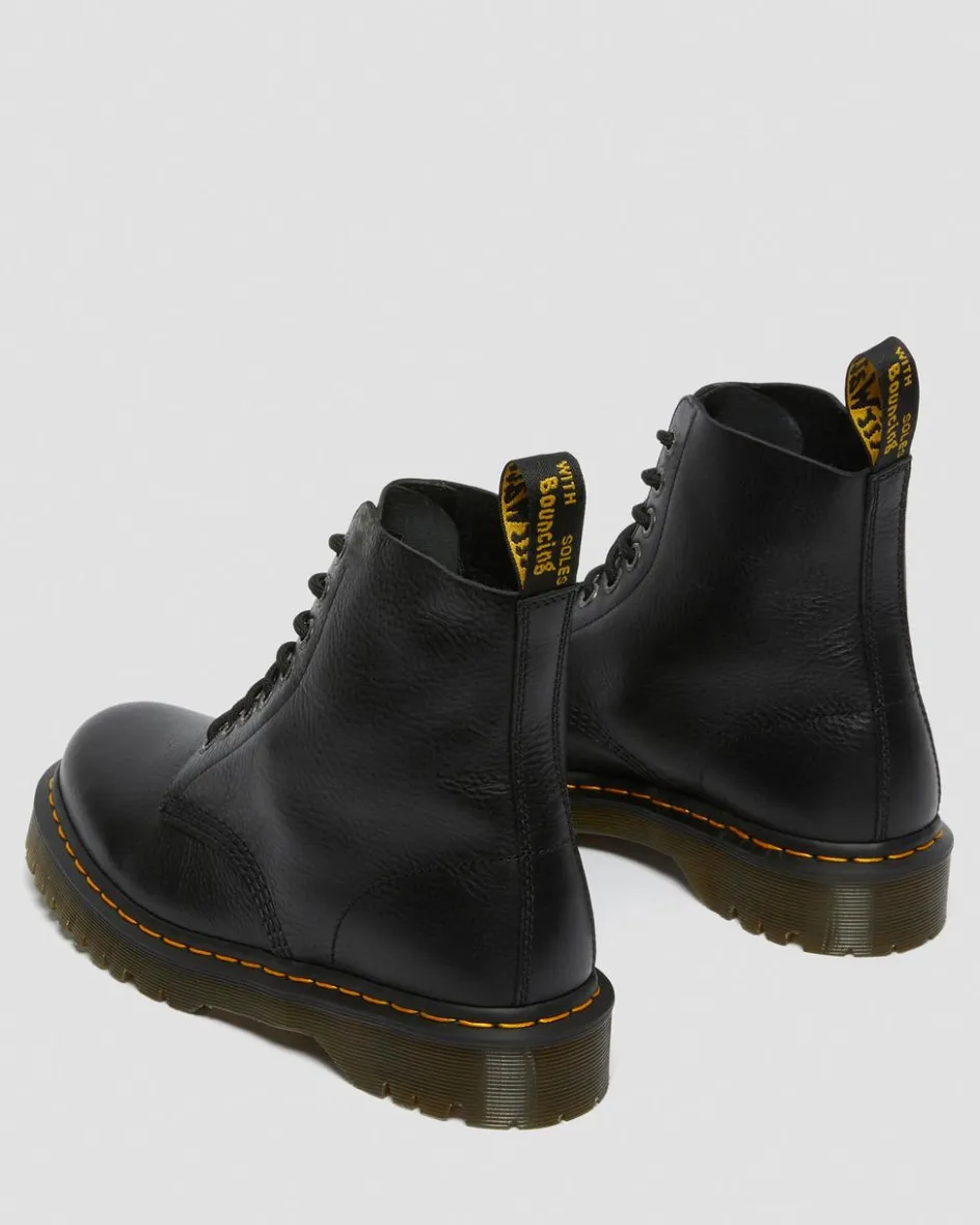Dr. Martens Originals|New And Featured*1460 Bex Pisa Leather Lace Up Boots in Black Black — Pisa