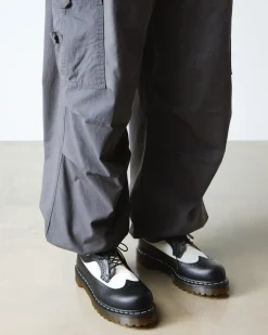 Dr. Martens Stand Tall: Platform Shoes|Shoes*3989 Bex Smooth Leather Brogue Shoes in Black Black — Smooth Leather