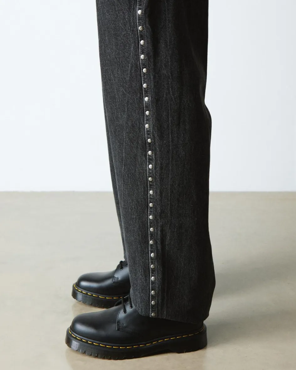 Dr. Martens Stand Tall: Platform Shoes|Shoes*1461 Bex Smooth Leather Oxford Shoes in Black Black — Smooth Leather