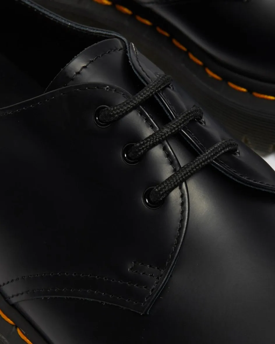 Dr. Martens Stand Tall: Platform Shoes|Shoes*1461 Bex Smooth Leather Oxford Shoes in Black Black — Smooth Leather