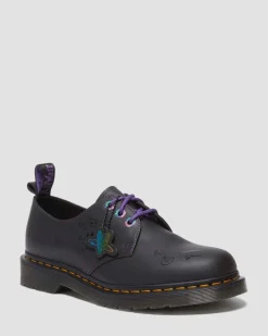 Dr. Martens Collaborations|Collaborations*1461 BT21 Leather Oxford Shoes in Black Black — Nappa Leather