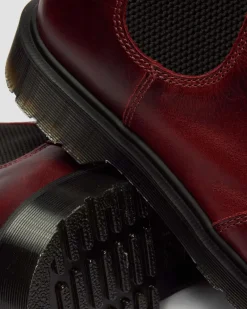 Dr. Martens New And Featured|Boots*2976 Classic Calf Leather Chelsea Boots in Burgundy Burgundy — Classic Calf