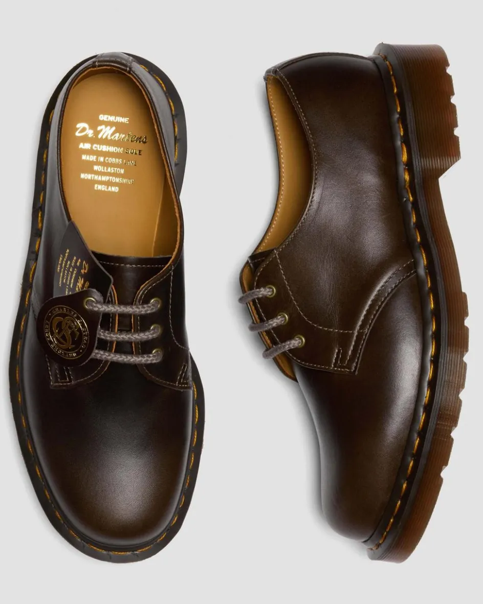 Dr. Martens Shoes|New And Featured*1461 Classic Calf Leather Shoes in Sepia Grey Sepia Grey — Classic Calf