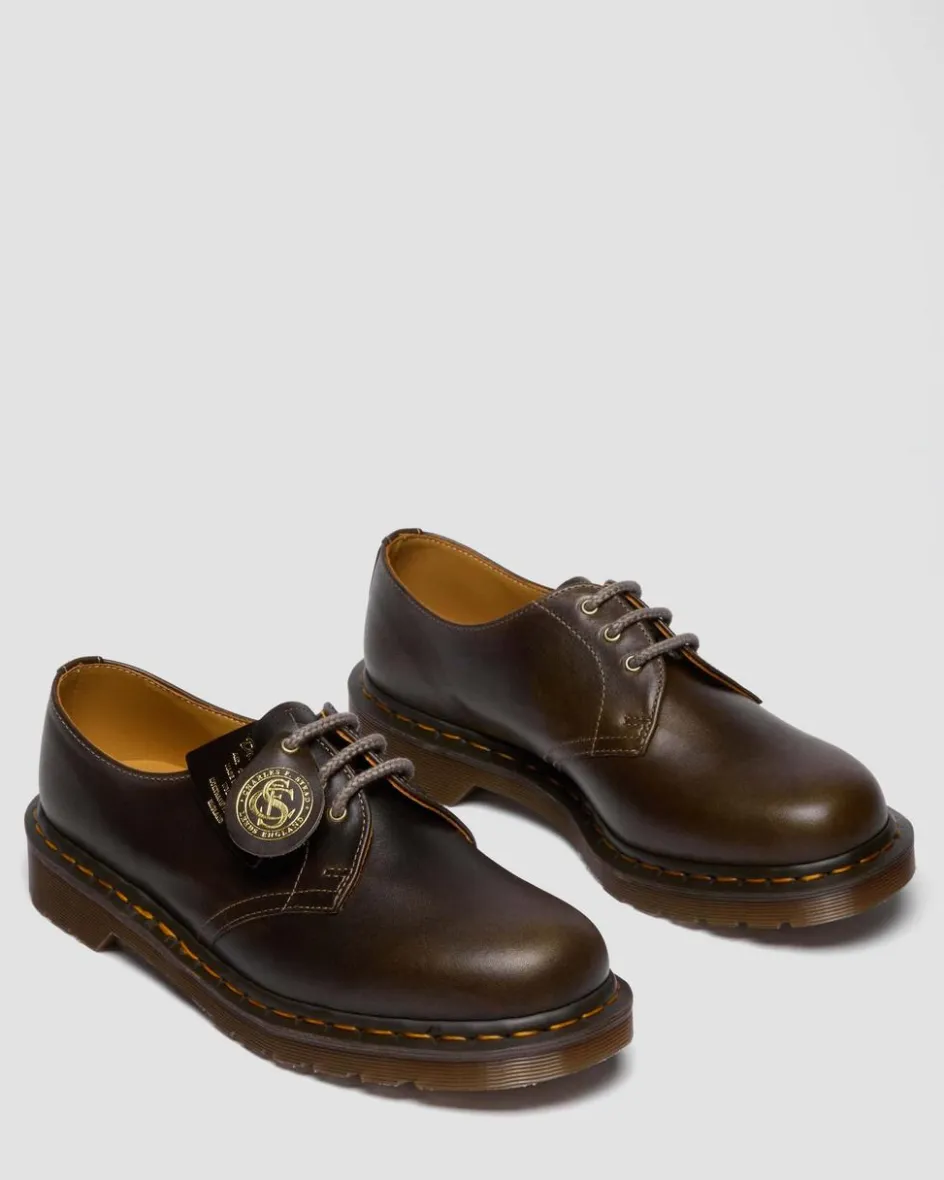 Dr. Martens Shoes|New And Featured*1461 Classic Calf Leather Shoes in Sepia Grey Sepia Grey — Classic Calf