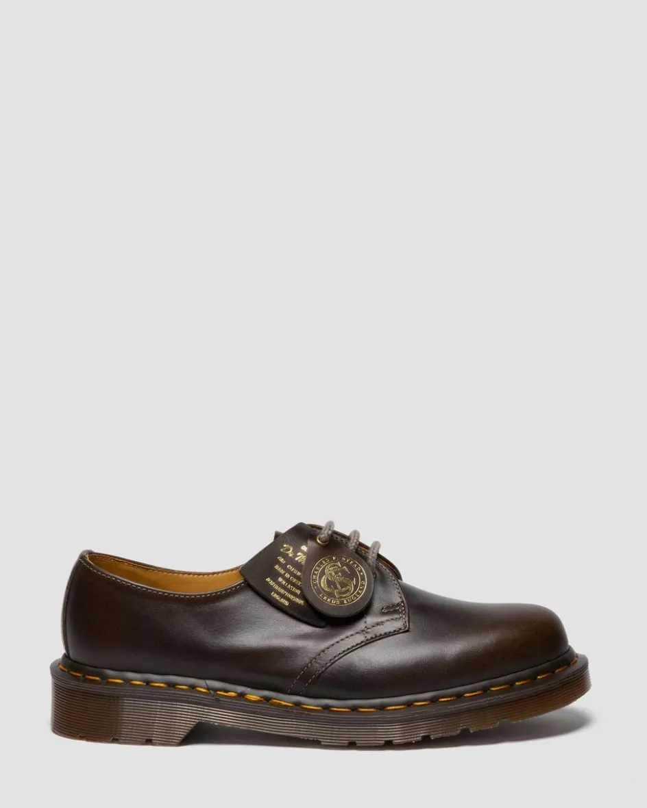 Dr. Martens Shoes|New And Featured*1461 Classic Calf Leather Shoes in Sepia Grey Sepia Grey — Classic Calf