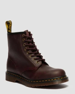 Dr. Martens New And Featured|Boots*1460 Crazy Horse Leather Boots in Cherry Red Cherry Red — Crazy Horse