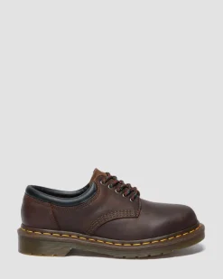 Dr. Martens Originals|Shoes*8053 Crazy Horse Leather Casual Shoes in Dark Brown Dark Brown — Crazy Horse