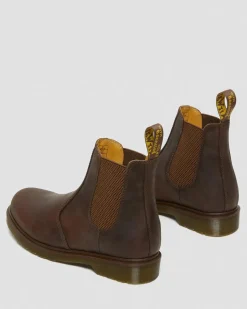 Dr. Martens Originals|Last Chance Styles*2976 Crazy Horse Leather Chelsea Boots in Brown Brown — Crazy Horse