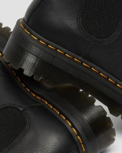 Dr. Martens Boots|Chelsea Boots*2976 Faux Fur Lined Platform Chelsea Boots in Black Black — Pisa