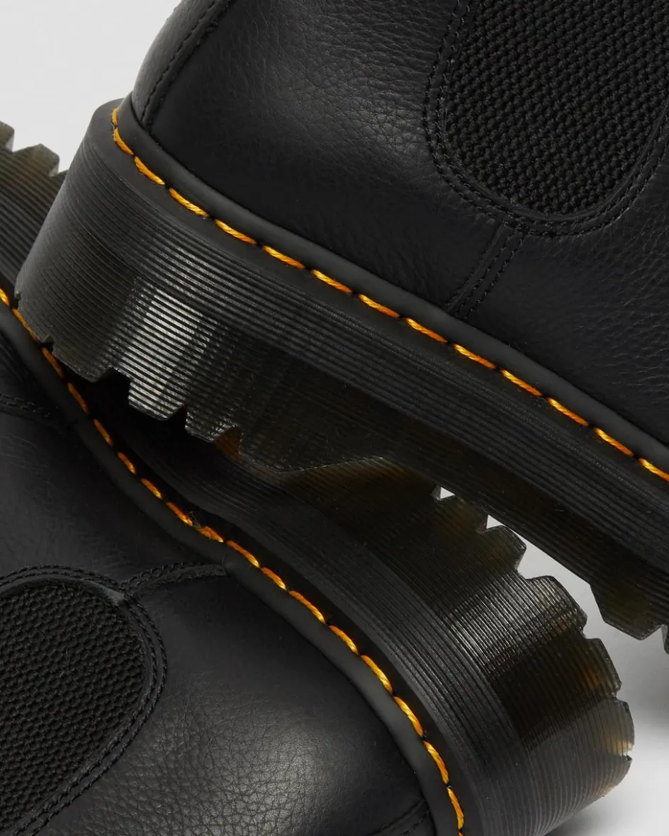 Dr. Martens Boots|Chelsea Boots*2976 Faux Fur Lined Platform Chelsea Boots in Black Black — Pisa