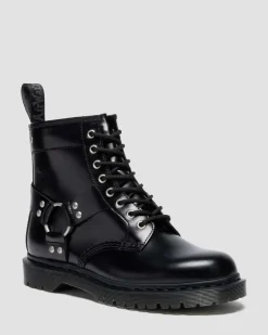 Dr. Martens Last Chance Styles|Last Chance Styles*1460 Harness in Black Black — Analine