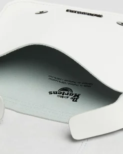 Dr. Martens Last Chance Styles|Last Chance Styles*7 Inch Leather Crossbody Bag in White White — Smooth Leather