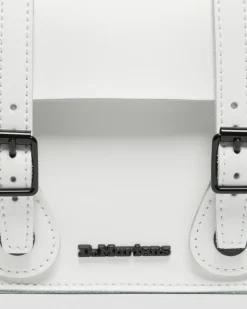Dr. Martens Last Chance Styles|Last Chance Styles*7 Inch Leather Crossbody Bag in White White — Smooth Leather