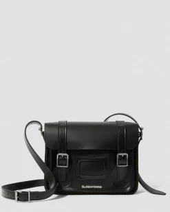 Dr. Martens Accessories|Accessories*11 inch Leather Messenger Bag in Black Black — Kiev & Smooth