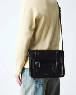 Dr. Martens Accessories|Accessories*11 inch Leather Messenger Bag in Black Black — Kiev & Smooth