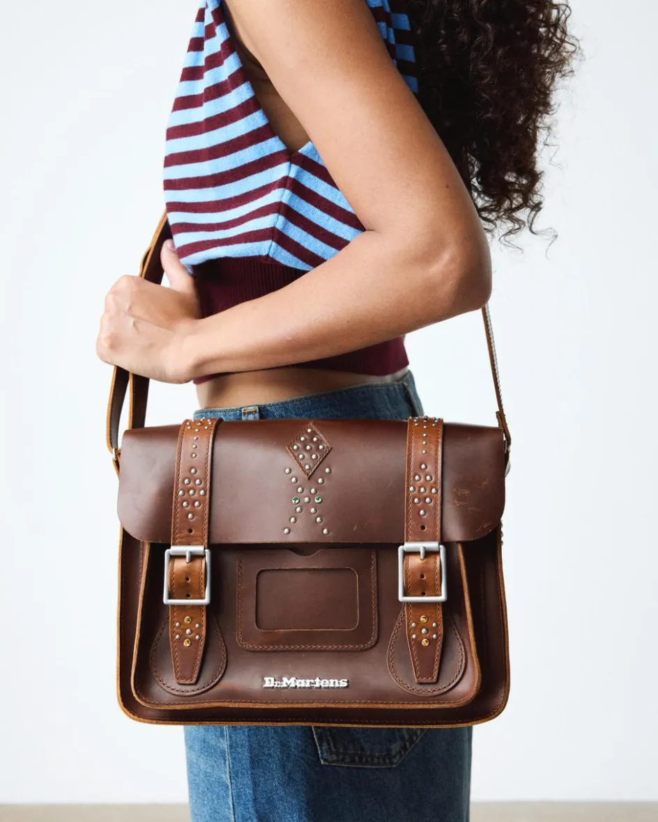Dr. Martens Mother'S Day Gifts|Accessories*11 Inch Mayhem Leather Satchel in Amber Tan AMBER TAN — Mayhem Rb