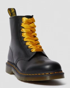 Dr. Martens Accessories|Laces*55 inch Ribbon Shoe Laces (8-10 Eye) in Yellow Yellow — Ribbon
