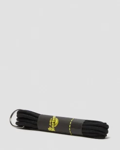 Dr. Martens Accessories|Laces*47 Inch Round Shoe Laces (6-7 Eye) in Black Black — Polyester