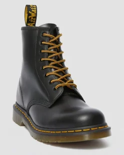 Dr. Martens Accessories|Laces*55 Inch Round Shoe Laces (8-10 Eye) in Brown Brown+Yellow — Polyester