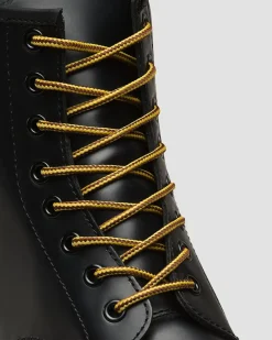 Dr. Martens Accessories|Laces*55 Inch Round Shoe Laces (8-10 Eye) in Brown Brown+Yellow — Polyester