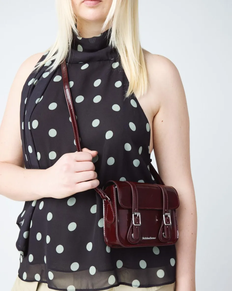 Dr. Martens Accessories|Accessories*7 Inch Vegan Crossbody Bag in Cherry Red Cherry Red — Oxford Rub Off