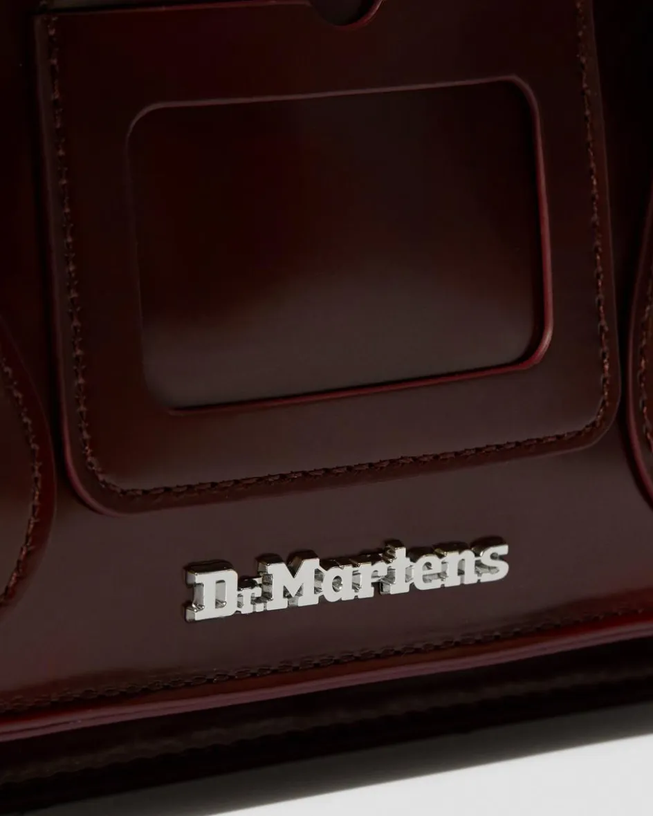 Dr. Martens Accessories|Accessories*11 Inch Vegan Messenger Bag in Cherry Red Cherry Red — Oxford Rub Off