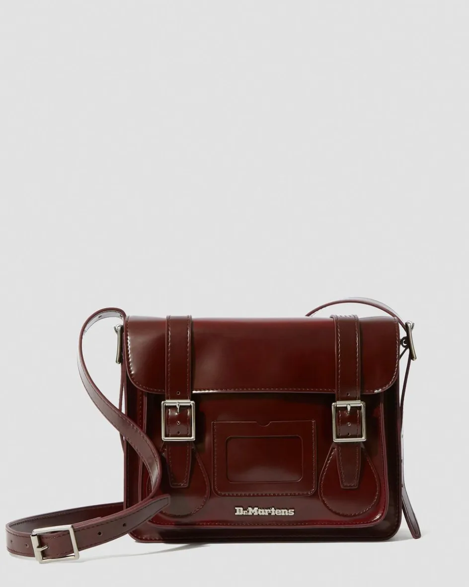 Dr. Martens Accessories|Accessories*11 Inch Vegan Messenger Bag in Cherry Red Cherry Red — Oxford Rub Off