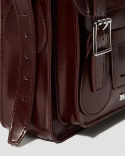 Dr. Martens Accessories|Accessories*11 Inch Vegan Messenger Bag in Cherry Red Cherry Red — Oxford Rub Off