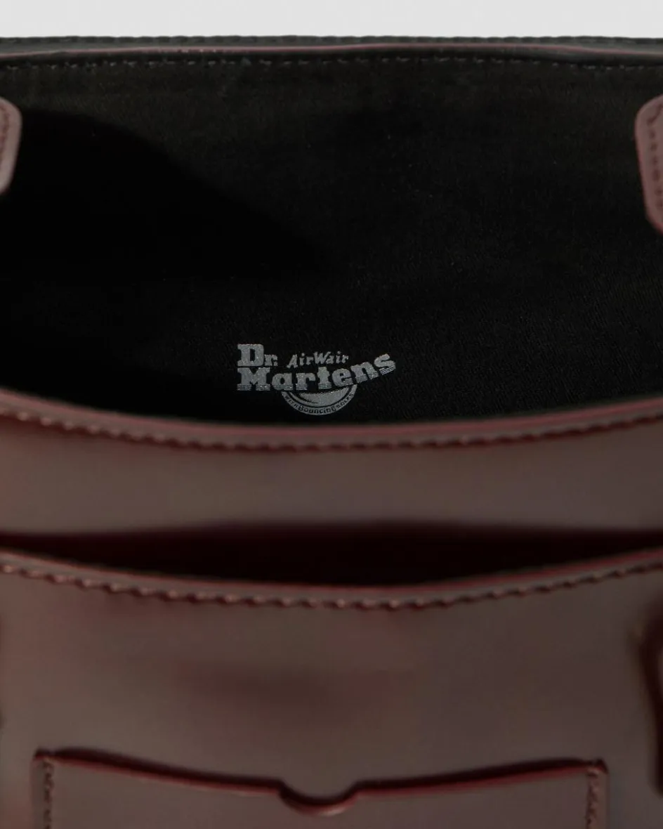 Dr. Martens Accessories|Accessories*11 Inch Vegan Messenger Bag in Cherry Red Cherry Red — Oxford Rub Off
