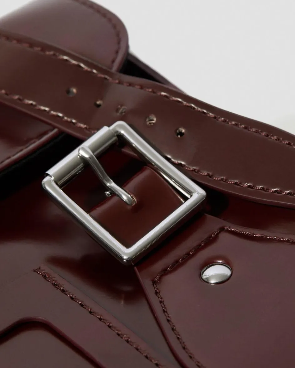 Dr. Martens Accessories|Accessories*11 Inch Vegan Messenger Bag in Cherry Red Cherry Red — Oxford Rub Off