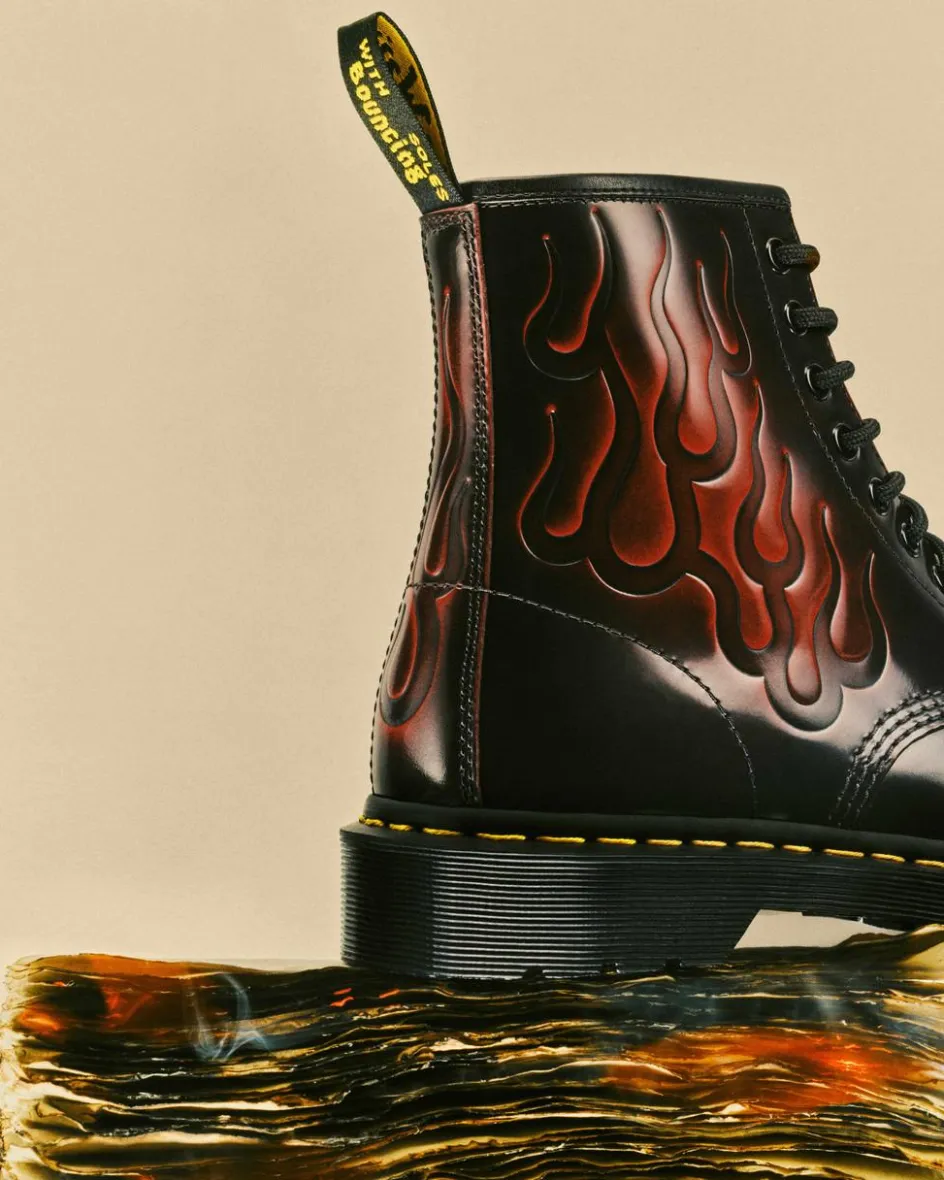 Dr. Martens Last Chance Styles|Last Chance Styles*1460 INFERNO in Cherry Red Arcadia Cherry Red Arcadia — Arcadia