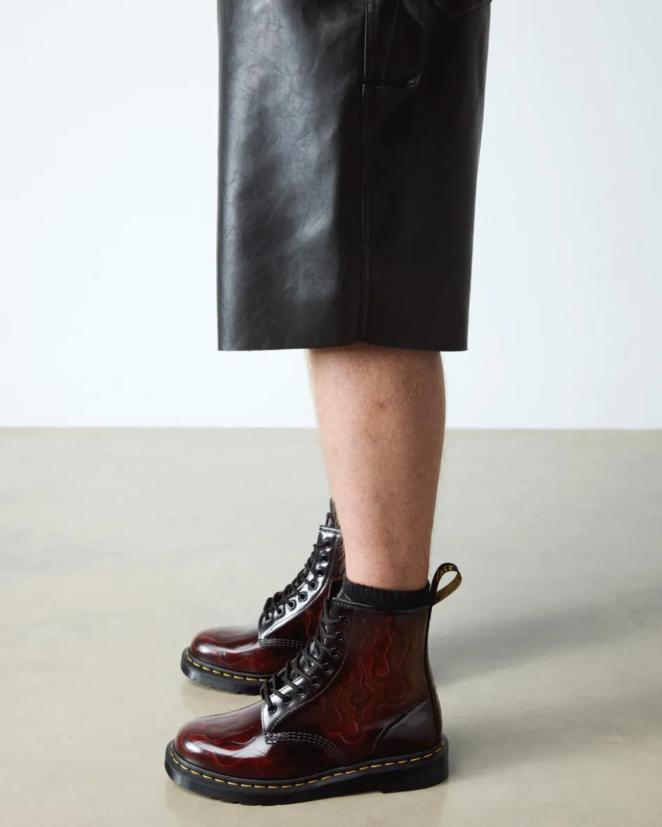 Dr. Martens Last Chance Styles|Last Chance Styles*1460 INFERNO in Cherry Red Arcadia Cherry Red Arcadia — Arcadia