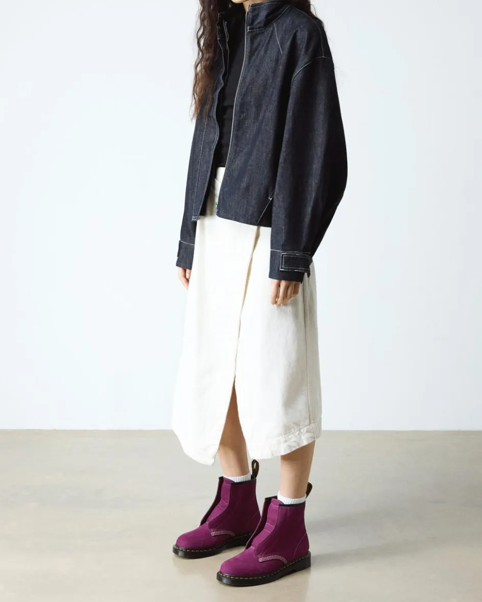 Dr. Martens Last Chance Styles|Last Chance Styles*1460 LACELESS in Purple Purple — Buttersoft Wp