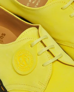 Dr. Martens Last Chance Styles|Last Chance Styles*1461 Made in England Buck Suede Oxford Shoes in Yellow Yellow — Buck Suede
