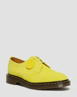 Dr. Martens Last Chance Styles|Last Chance Styles*1461 Made in England Buck Suede Oxford Shoes in Yellow Yellow — Buck Suede