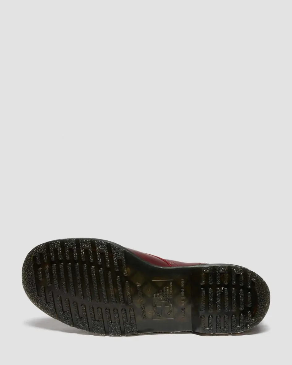 Dr. Martens New And Featured|Boots*1460 Made In England Classic Calf Leather Boots in Burgundy Burgundy — Classic Calf
