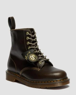 Dr. Martens New And Featured|Boots*1460 Made In England Classic Calf Leather Boots in Sepia Grey Sepia Grey — Classic Calf
