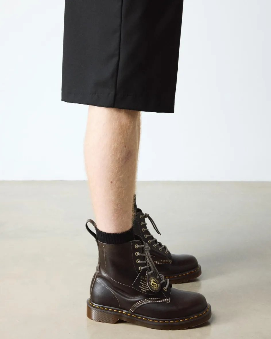 Dr. Martens New And Featured|Boots*1460 Made In England Classic Calf Leather Boots in Sepia Grey Sepia Grey — Classic Calf