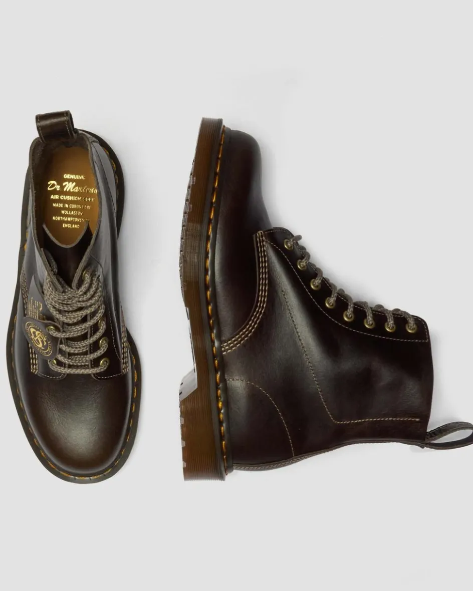 Dr. Martens New And Featured|Boots*1460 Made In England Classic Calf Leather Boots in Sepia Grey Sepia Grey — Classic Calf