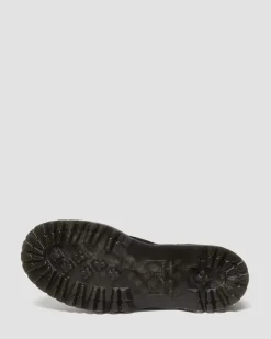 Dr. Martens Last Chance Styles|Last Chance Styles*1460 Made in England Emboss Suede Lace Up Boots in Black