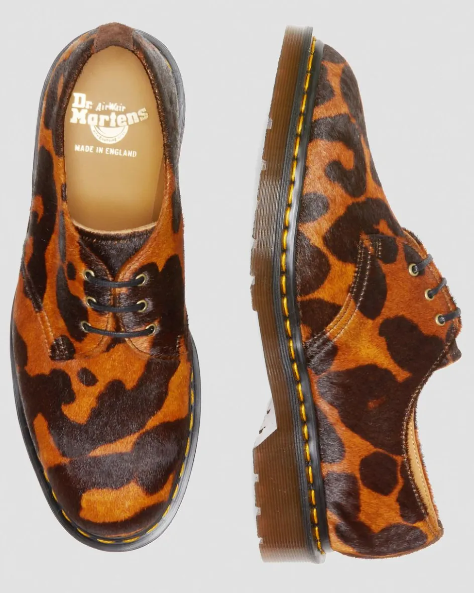 Dr. Martens Last Chance Styles|Last Chance Styles*1461 Made in England Hair On Oxford Shoes in Ocelot Ocelot — Hair On