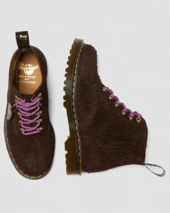 Dr. Martens Last Chance Styles|Last Chance Styles*101 Made in England Hardware Suede Ankle Boots in DARK BROWN
