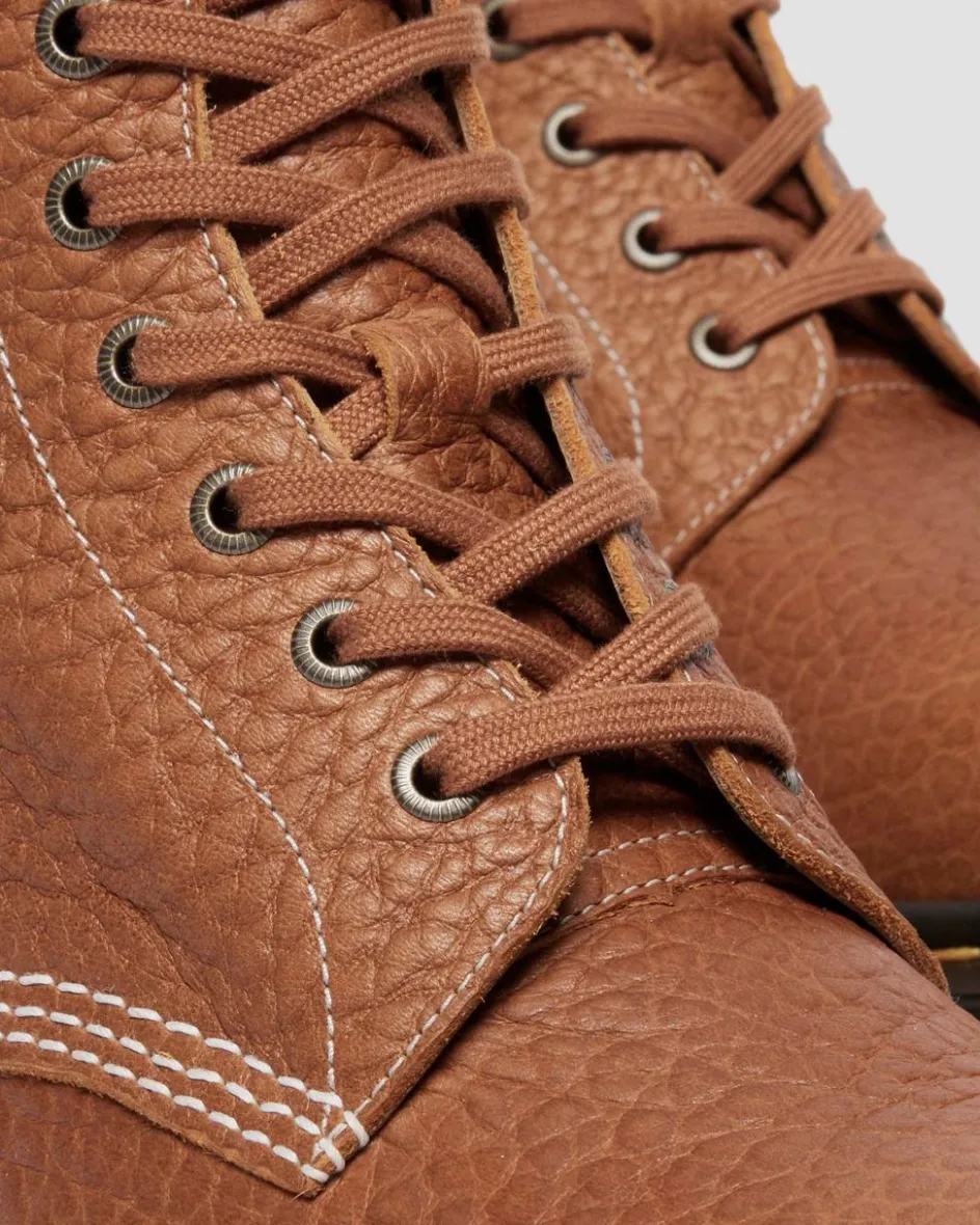 Dr. Martens Last Chance Styles|Last Chance Styles*1460 Made In England Soft Boa Embossed Leather Bump Toe Boots in DESERT TAN